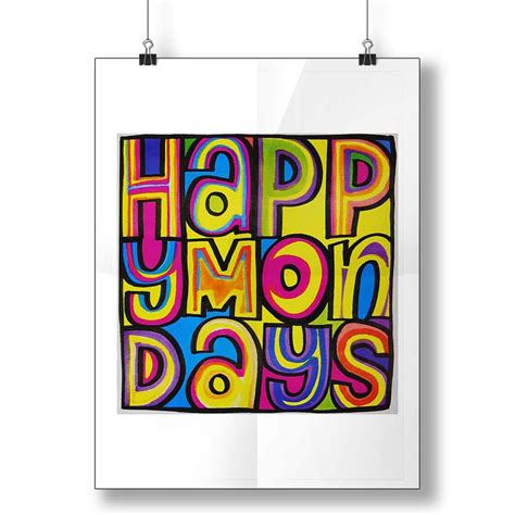 Happy Mondays Poster Poster Art Design
