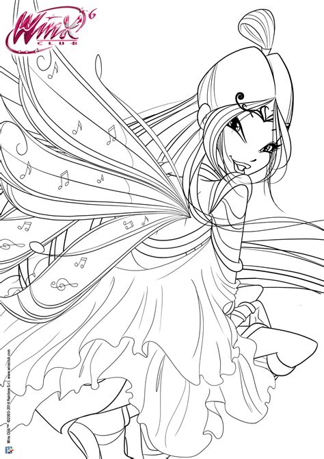 I made the coloring page of musa winx club to share with you! Winx Club Friend's: 02/11/15