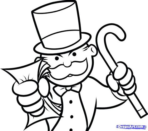 How To Draw Monopoly Man Mypaint Tutorial For Beginners