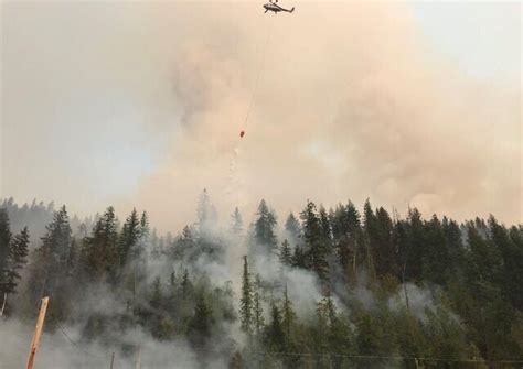 Wildfire Near Sicamous Is Being Actioned By Wildfire Crews And Area