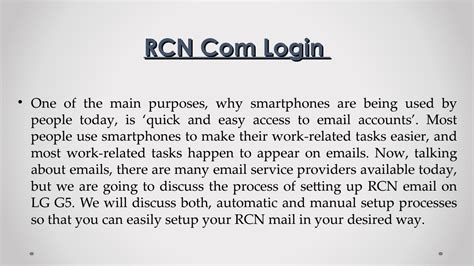 Rcn Email Using In Pop3 By Email Online Help Issuu