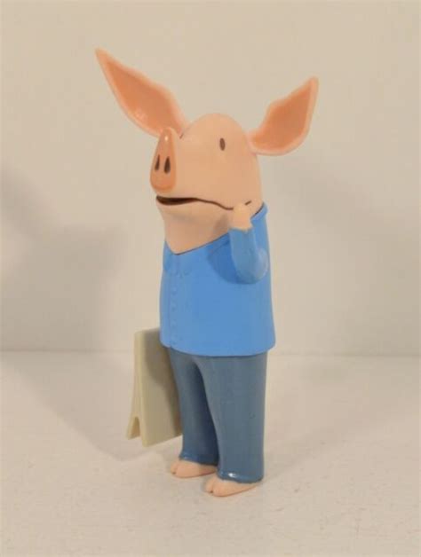 2010 Olivia Pig Dad Father 4 Pvc Action Figure Spin Master Nickelodeon