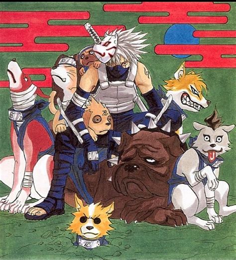 Anbu Kakashi And His Ninken Ninja Dogs By Kishimoto Naruto Volume 11