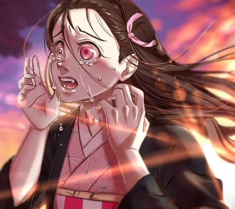 Panel Redraw Crying Nezuko From The Last Chapters Credits