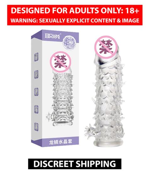 Dragon Skin Penis Sleeve With Clit Stimulator Buy Dragon Skin Penis