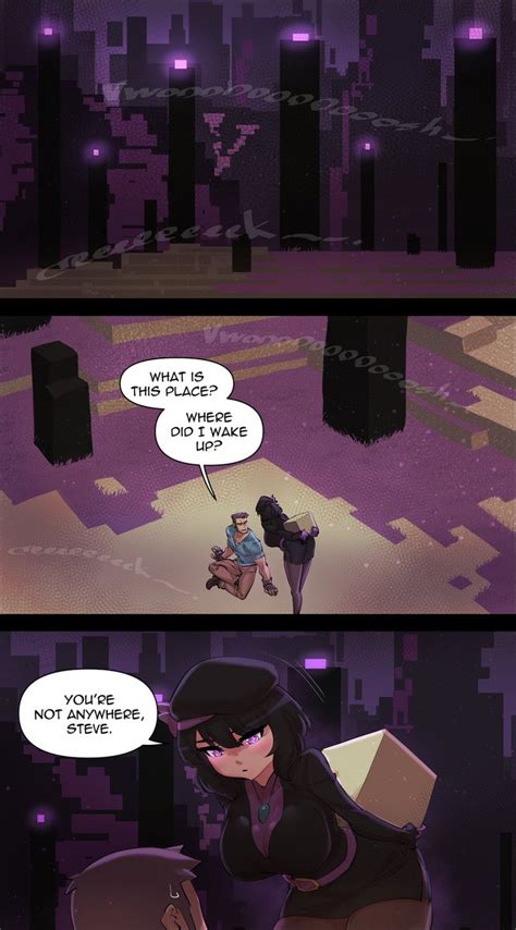 「minecraft Anime Endergirl And The End」merryweather Mediaの漫画