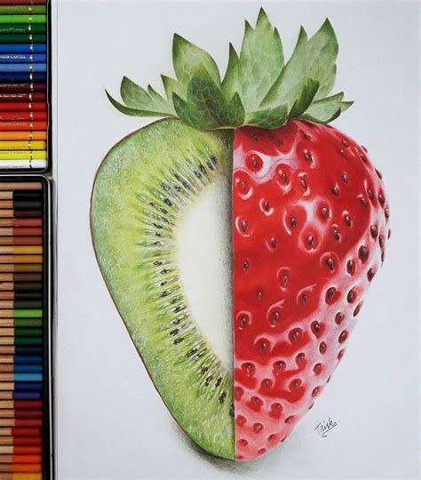 Fruit Drawing Abstrakte Malerei Abstrakt Malerei