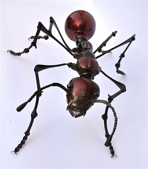 Popgive Scrap Metal Insect Sculptures