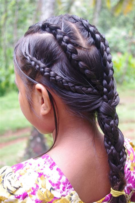 Braids And Hairstyles For Super Long Hair Micronesian Girl