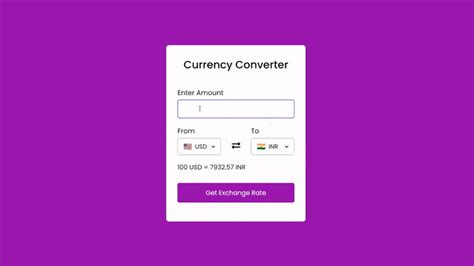 How To Make A Currency Converter In Html Css And Javascript 2024