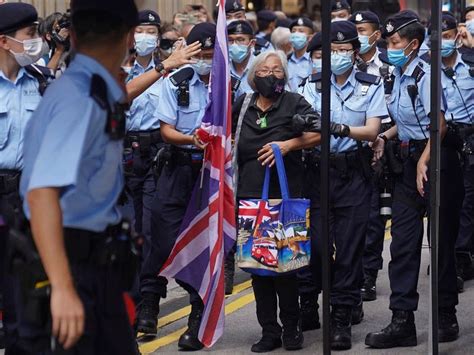Hong Kong Bans Handover Protests As Top Official Defends National