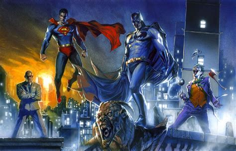 Superman Batman Vs Luthor Joker Comic Art Community