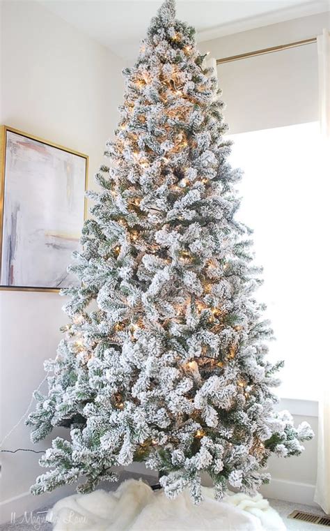 Popular Affordable Flocked Christmas Trees