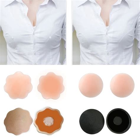 Sexy Nipple Cover Breast Without Bra Adhesive Breasts Covers Nude Skin