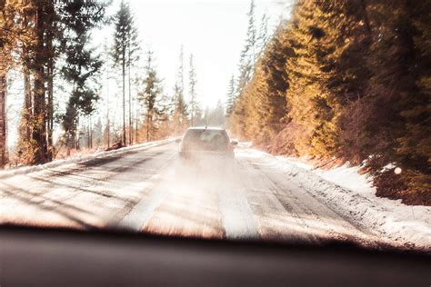 Following A Car On Forest Road Free Stock Photo Picjumbo