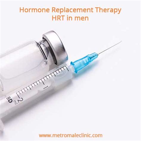 Hormone Replacement Therapy In Men Hrt In Men Metromale Clinic