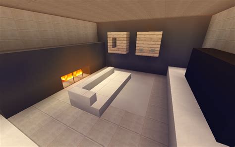 small modern living room design minecraft map
