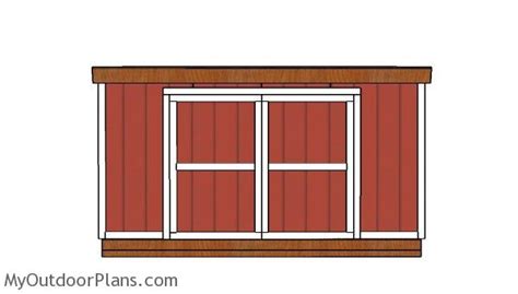 12x14 Lean To Shed Roof Plans Myoutdoorplans