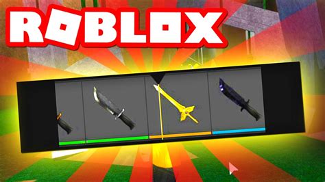 Exotic Knife Roblox Assassin Youtube