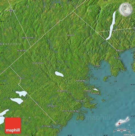 Satellite Map Of Lunenburg