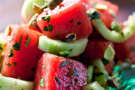 Cucumber Watermelon Salad Recipe Nyt Cooking