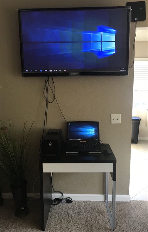 Dell's newest alienware gaming pcs built with windows 10 are perfect for the ultimate gaming experience. Just finished my home theater/Gaming setup! : Alienware