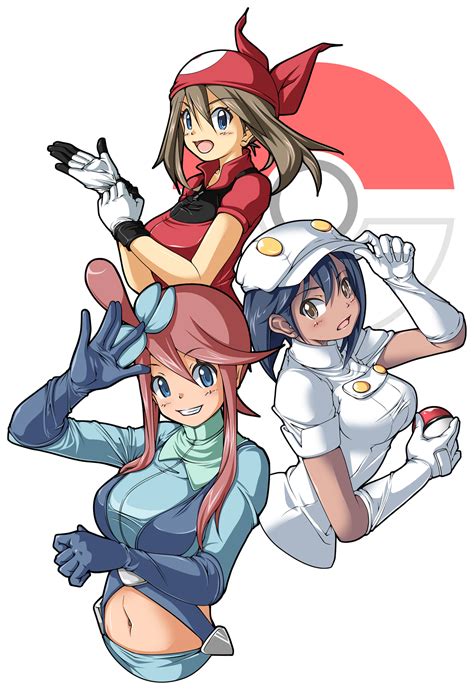 May Skyla And Aether Foundation Employee Pokemon And 4 More Drawn