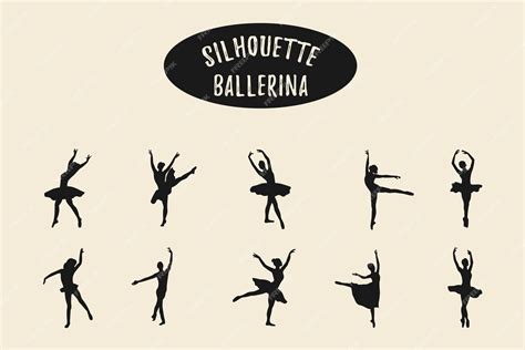 Premium Vector Ballerina Silhouette Ballerina Silhouette Ballet Dance