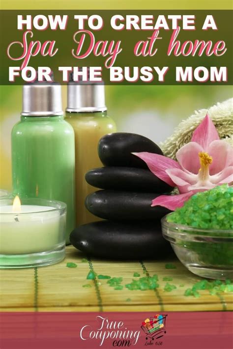 How To Create An Inexpensive Spa Day At Home For The Busy Mom Spa Day At Home Spa Day Busy Mom