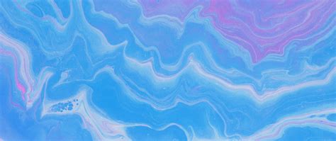 Download Wallpaper 2560x1080 Stains Liquid Texture Blue Purple