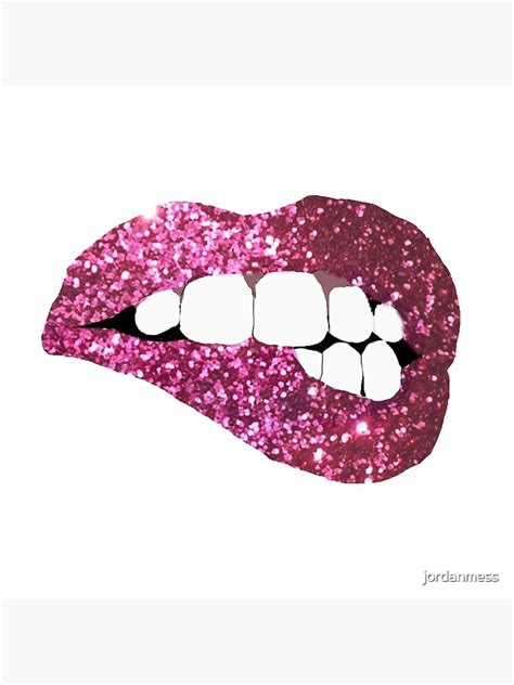 Glitter Lips Art Print For Sale By Jordanmess Redbubble
