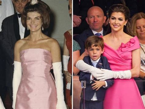 Casey Desantis Once Again Channeled Jackie Kennedy S Style Wearing A Pink Gown To Ron Desantis