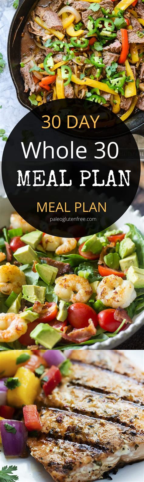 Whole 30 Meal Plan For 30 Days Paleo Gluten Free