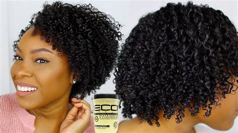 Super Defined Wash And Go Using Eco Styler Gel No Flaking Volume