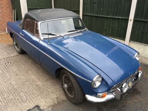 1969 Mg Mgb Roadster Automatic Wire Wheels Restoration Project Mg