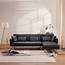 Sectional Sofa For Living Room Modern Leather 3 Seat Bed Futon 