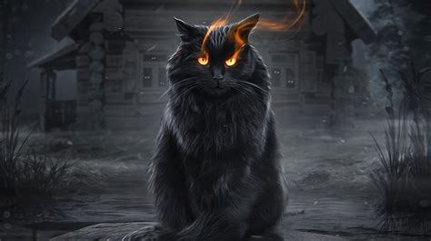 2560x1440 Cat Fire Eyes 1440p Resolution Hd 4k Wallpapersimages