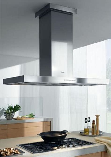 Kitchen range hoods that are vented to the outside are a great way to remove heat, odors, moisture, and the basic rule of thumb when determining the fan size of a range hood is that it should move a. Miele motorized height-adjustable ventilation hood for ...