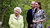 Duchess Kate gives Queen Elizabeth II a tour of her Chelsea Flower Show ...