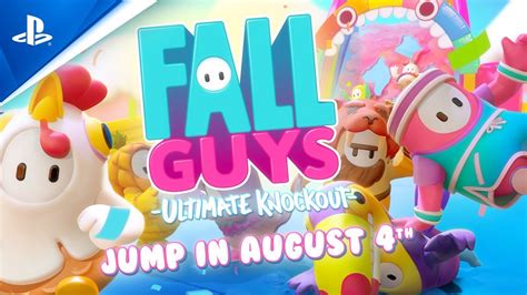 Fall Guys Playstation Plus Trailer Ps4 Youtube