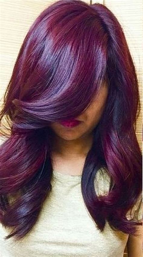 The warm color works beautifully. Crazy colorful hair colour ideas for long hair 133 ...