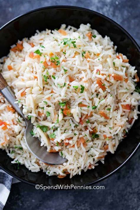 Easy Rice Pilaf Spend With Pennies
