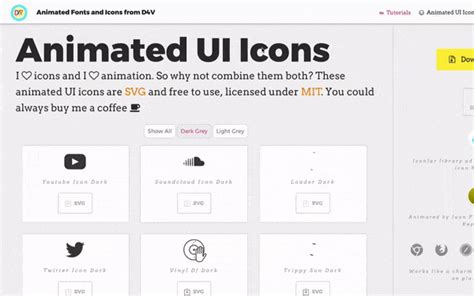 Animated Svg Icons On Behance