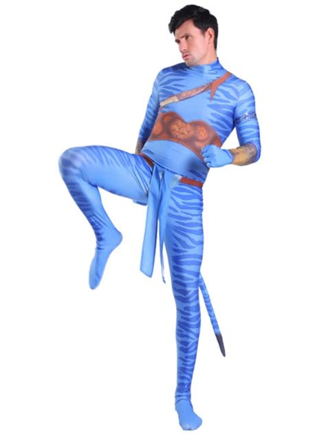 Mens Avatar Jake Sully Cosplay Costume Movie Cosplay Costume For Sale