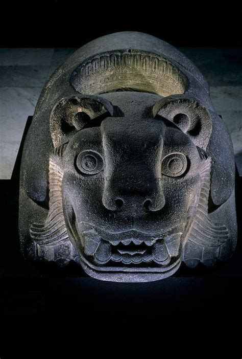 Mayan wooden mask central america collection original resolution 6000x6000, 300 dpi tool used : Jaguar shaped receptacle for hearts of sacrifice victims ...