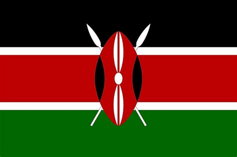 Flags Symbols And Currencies Of Kenya World Atlas