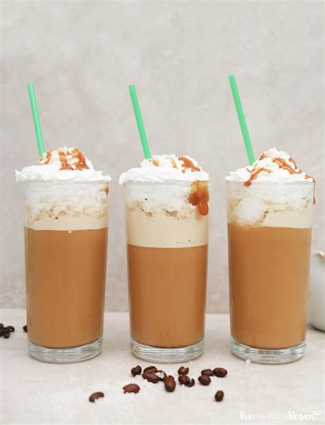 Vegan Starbucks Salted Caramel Frappuccino Recipe The Little Blog Of
