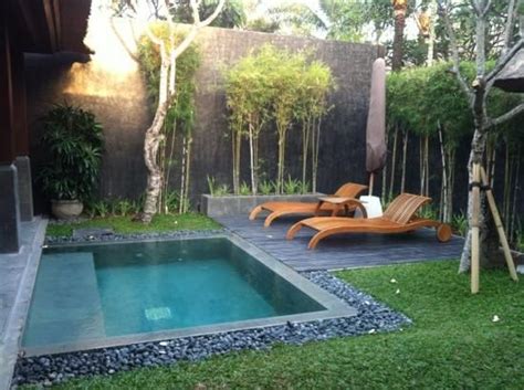 Their elegant design provides a lot of square pool designs are also perfect for homeowners who do not want to swim but who need a. Small Inground Pool: 25+ Admirable Ideas for a Narrow ...