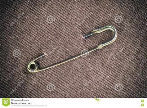 Safety Pin On Clothes Stock Image Image Of Religious 80500187
