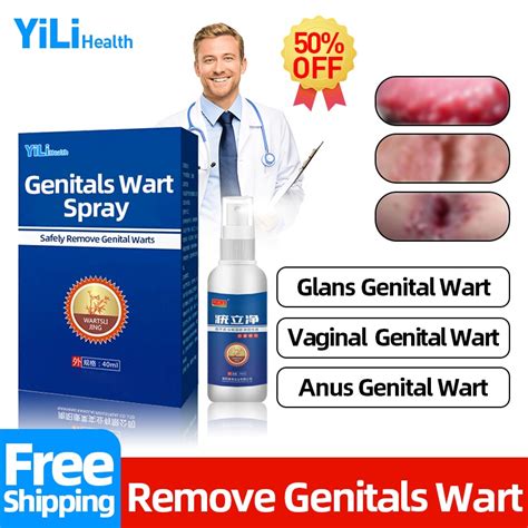 Remedy For Genital Wart Removal Spray Male Penis Warts Remover